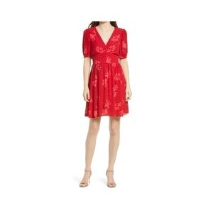 NWT Chelsea 28 Floral Red Dress